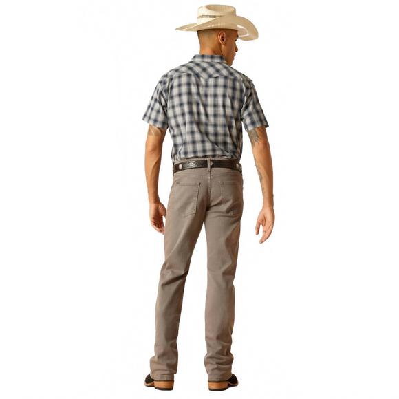 NEW ARIAT men's m5 fossil hanson straight leg jean in fossil
